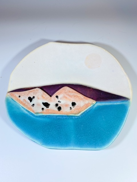 Blue and white ceramic bowl